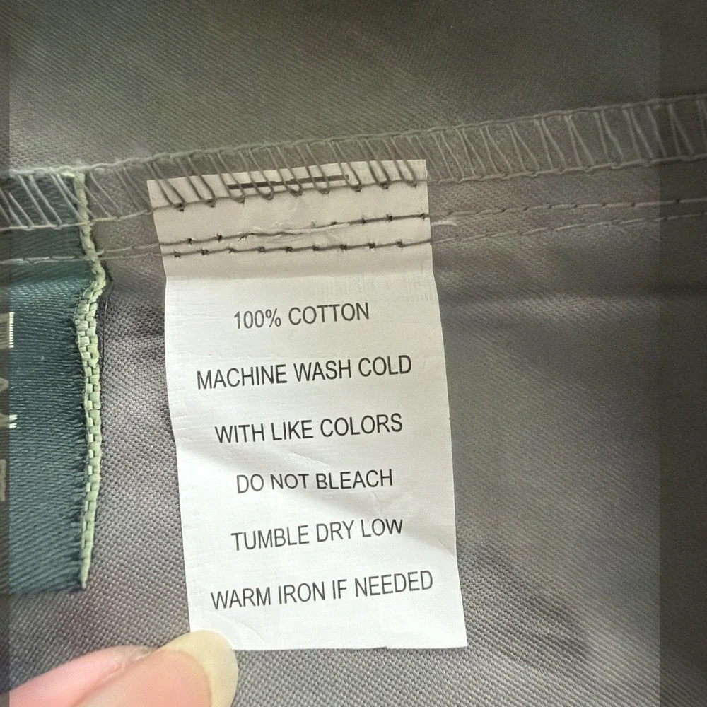 Ella Jayne Cotton Percale Pillowcase‎ 300 Thread Count 2-Piece Set NWOT Charcoal